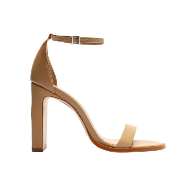 Schutz Suzy Lee Strap Sandals 11cm Women's Umber-1