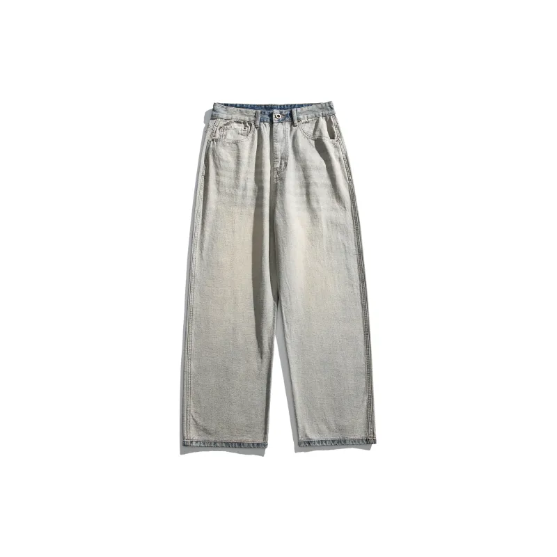 ADO MEN'S COLLECTION Jeans Unisex Nostalgic Color - POIZON
