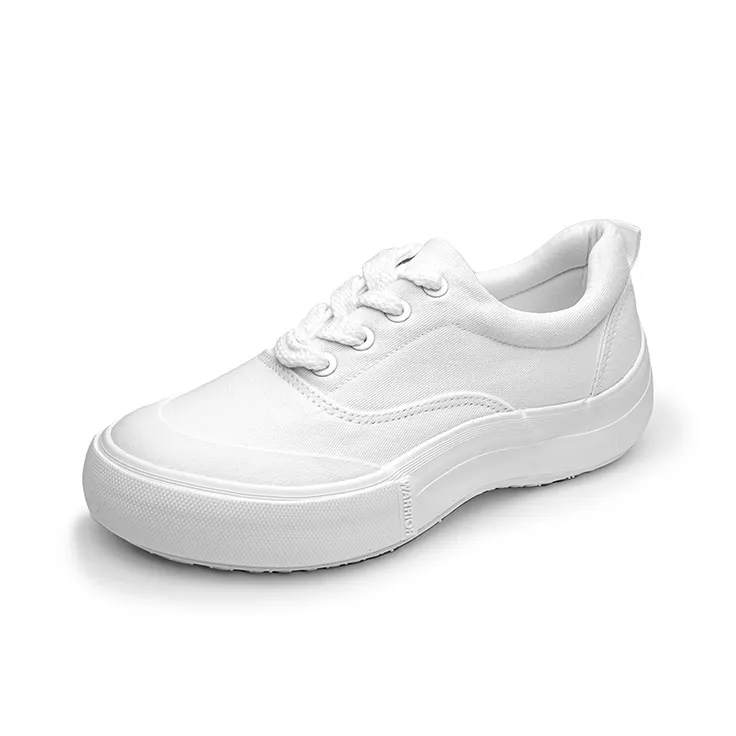 Warrior Divine Power Riding The Wind Collection Wear Resistant Slip Resistant Comfortable Casual Shoes Unisex White-0