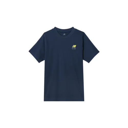 New Balance Bookshelf T-Shirts Men Marine Blue