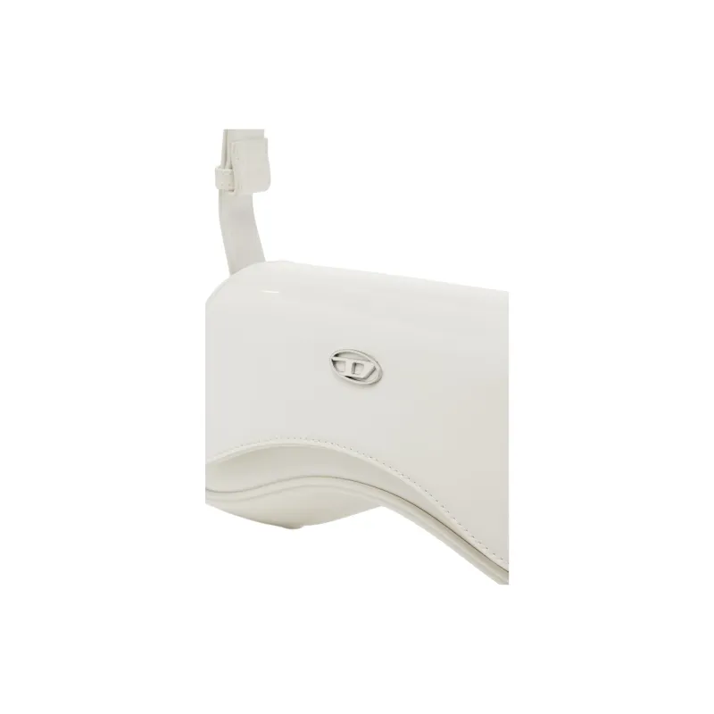 DIESEL Polyurethane Handbag, Shoulder Bag Women's White-3