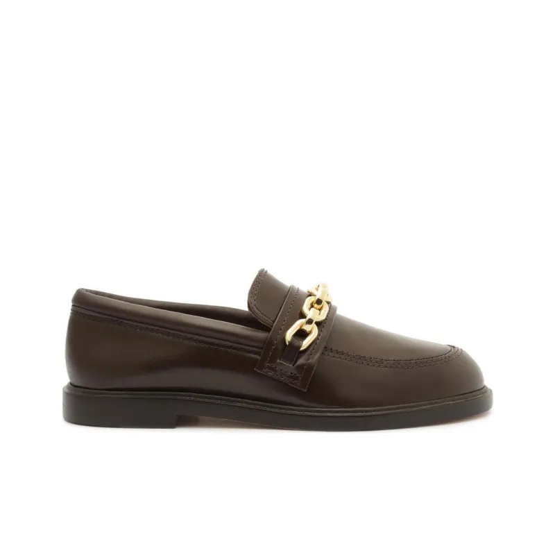 Schutz Dannie Loafers Women's Brown-1