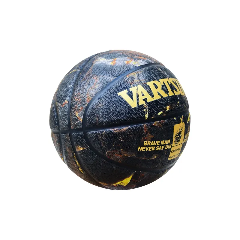 Vartsing PU Basketball Marble Black Size 7 Training Unisex-1