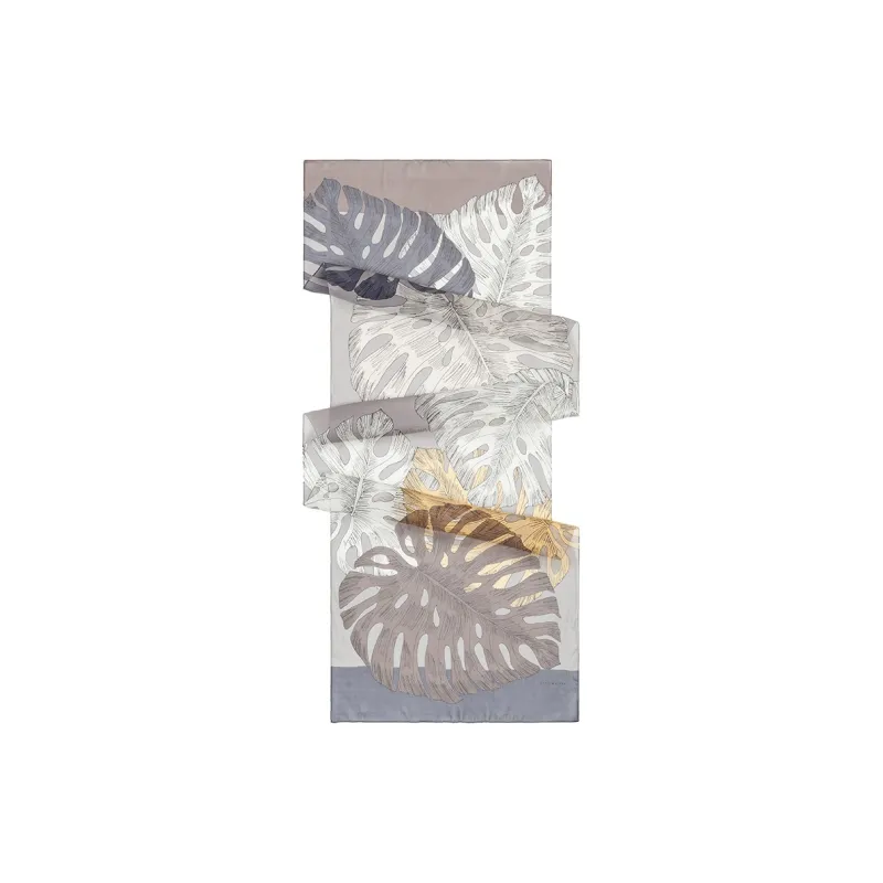 MARJAKURKI Silk Long Scarf Women's-1