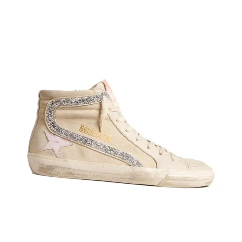 Golden Goose Slide High-top Suede Sneakers-1
