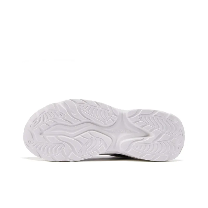 XTEP Cushioning, Slip Resistant, And Abrasion Resistant Low Top Casual Running Shoes Men's Sail White Duck Teal-4