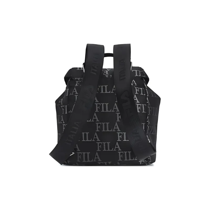 FILA Fabric, Polyurethane, Synthetic Leather Backpack Extra Small Women's Black-3