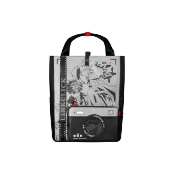 Ingyunshi Nylon Fabric Shoulder Bag Crossbody Bag Backpack Large Size Unisex Black/Gray/Red