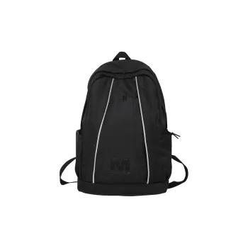 NOMK Nylon Backpack Unisex Black/Gray/White/Pink