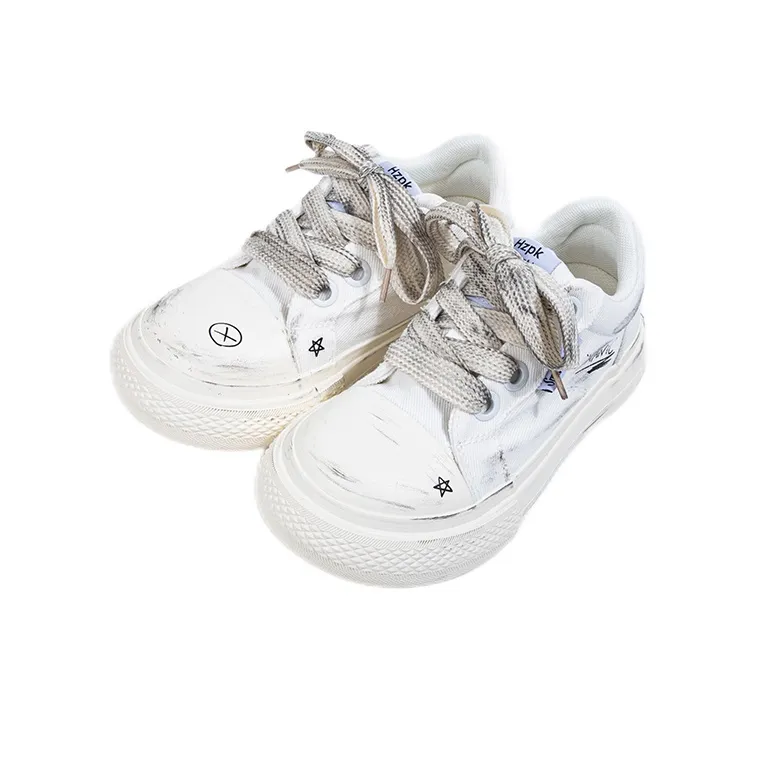 BOOM GUY POW Explosion Energy 70% Box Anti Slip And Wear Resistant Lightweight Low Top Skateboard Shoes Unisex White-6