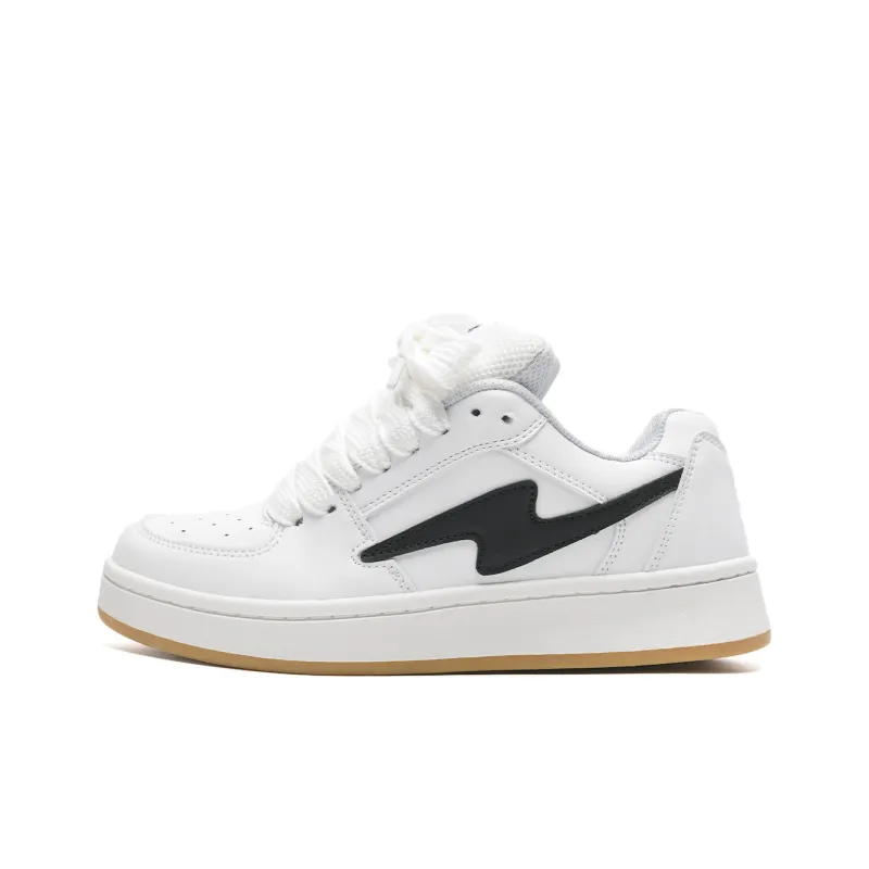 OAOQ Height Increasing Wear-Resistant Lightweight Breathable Slip-Resistant Low-Top Skateboard Shoes Unisex Box-13