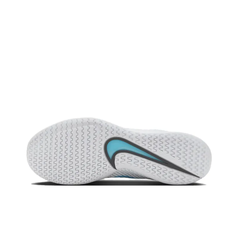 Nike Court Vapor Anti-Slip Wear-Resistant Low-Top Tennis Shoes Men's White Blue-4