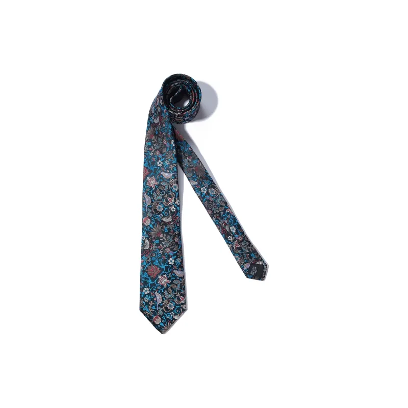 GIEVES CHARLES Mulberry Silk Business Casual Tie Men's-6