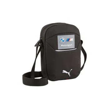 PUMA × BMW Collaboration Polyester Shoulder Bag, Crossbody Bag, Handbag Trumpets Unisex Black
