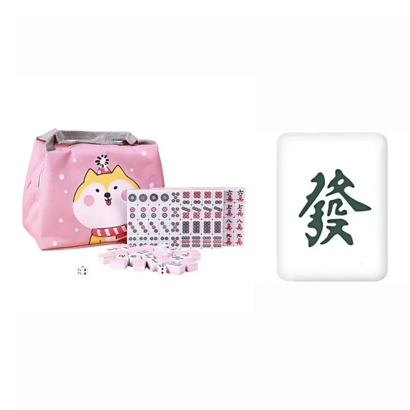 Advent Industry Small Hand Crafted Card Mini Finger Mahjong Board Games-4
