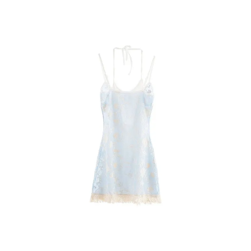 JOSR Slip Dresses Women's Blue-1
