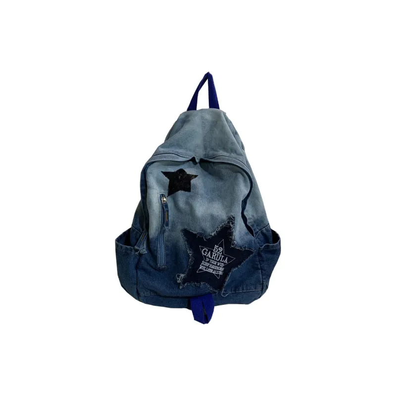 KAMLUI Denim Backpack Regular Unisex Multicolor-44