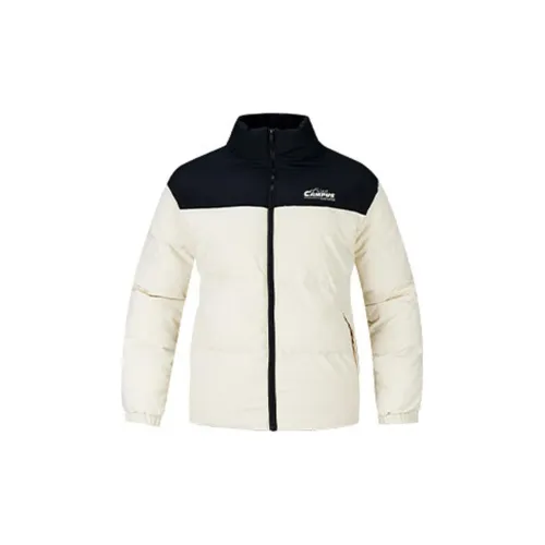 361° Down Jackets Unisex Cream White/Super Black