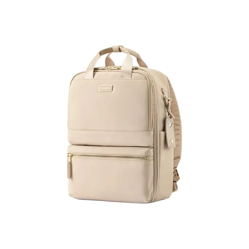 SAMSONITE V&A Collaboration AQUARIUS Fabric Backpack Unisex Ivory White-1