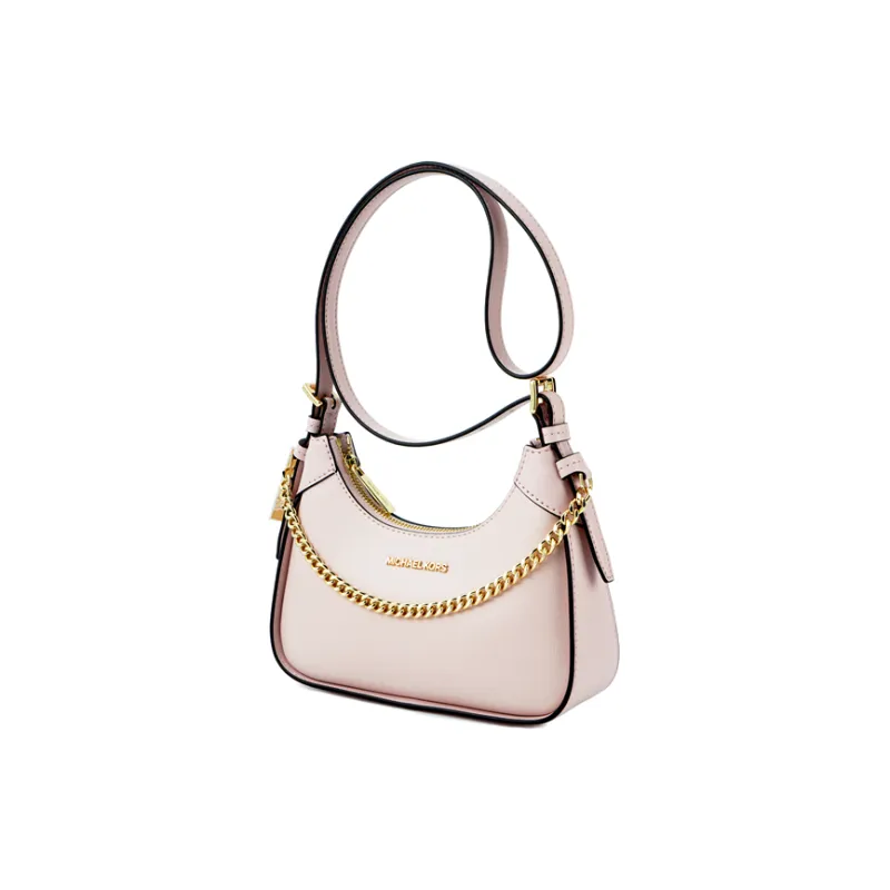 MICHAEL KORS Wilma Leather Shoulder Bag Crossbody Bag Women's Pink-4