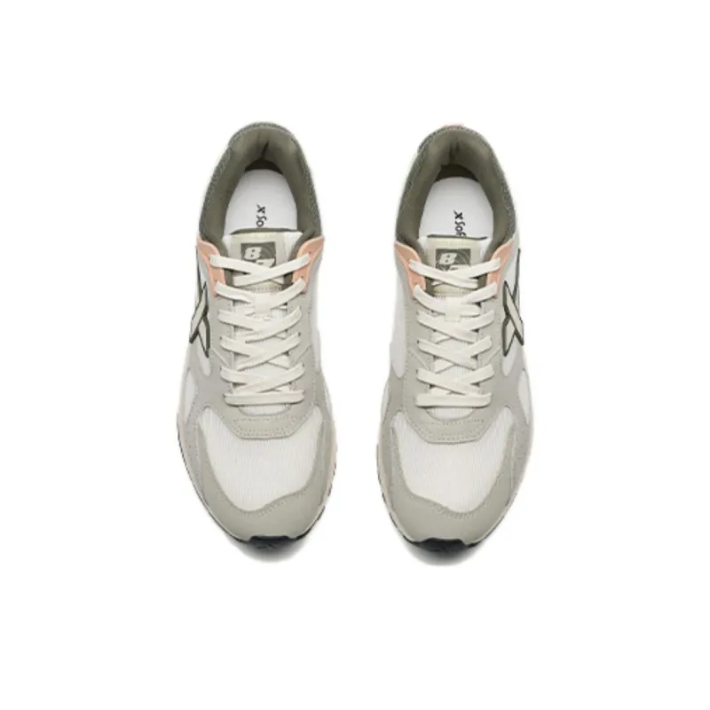 XTEP Lightyear Wear-resistant And Lightweight Low-Top Casual Shoes Men's Gray White-2