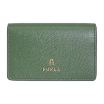 Furla Leather Card Holder Women's Green