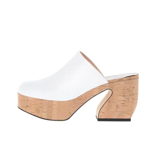 Si Rossi Cork Platform Mules