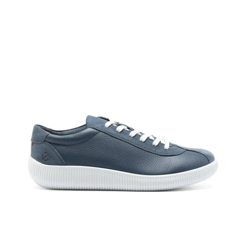 Ecco Low Top Casual Shoes Men's Blue Gray-1