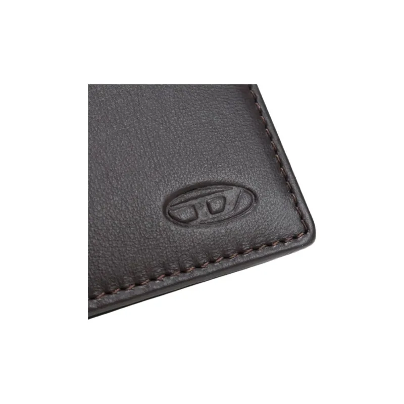 DIESEL Leather Wallet Men's Brown-4