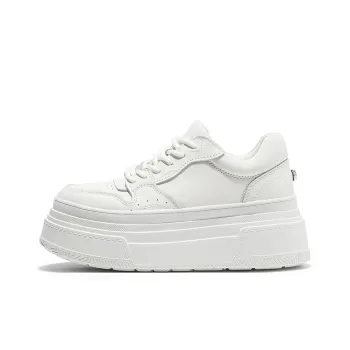 Coup De Foudre CDF Height Increasing Low Top Skateboard Shoes 7cm Women's White