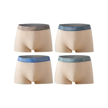 H YXIANG Underpants Men's 4 Pack
