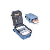 Sky Blue Upgraded (Includes Wet-Dry Separation Pocket, Individual Shoe Compartment, and Individual Laptop Compartment)