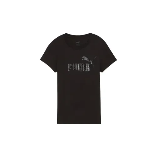 PUMA ESS+ ANIMAL T-Shirts Women's Black