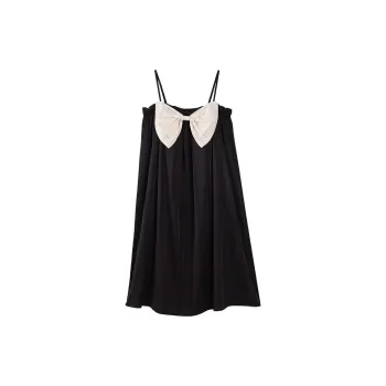 DAMOS·LOVE Nightgown Summer Women's Black