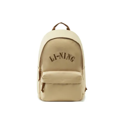 LINING Sports Fashion Collection Backpacks Light Khaki