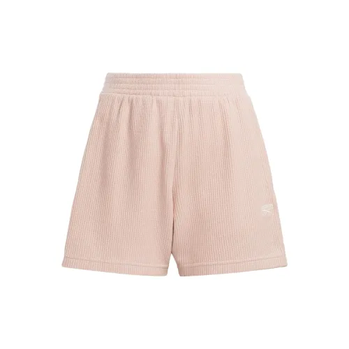 Reebok Classic Wardrobe Essentials Waffle Sports Shorts Women's Light Pink