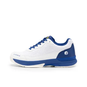 Fitville Cushioned Wear-Resistant Slip-Resistant Low-Top Tennis Shoes Men's White Plus Size Men's Shoes