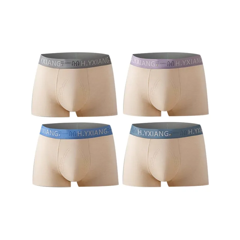 H YXIANG Underpants Men's 4 Pack-2