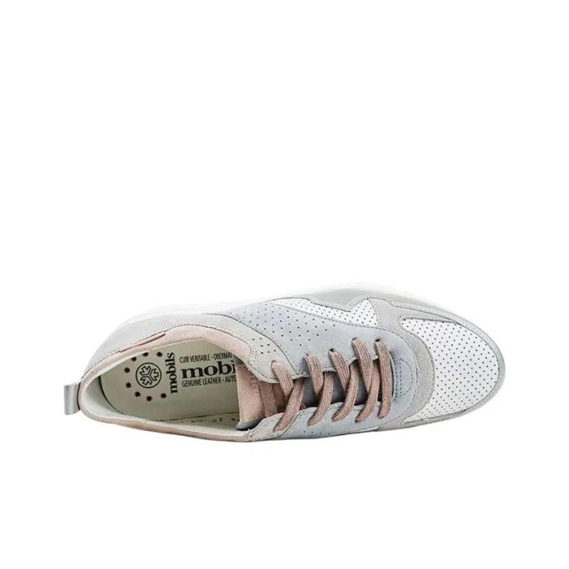 MEPHISTO Low-Top Casual Shoes Women's Light Blue-4