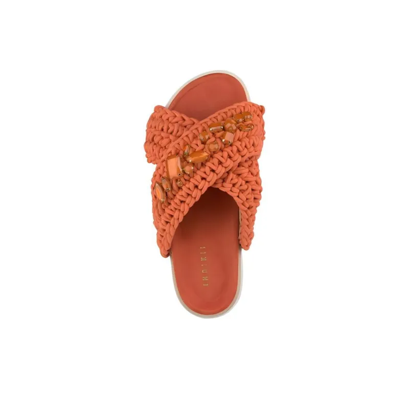Inuikii Slide Slippers Women's Orange-3