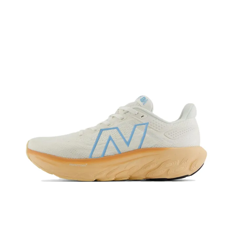 New Balance 1080v13 Anti Slip Wear Resistant Low Top Running Shoes Women's White-0