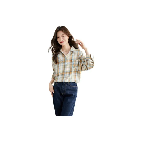 La Chapelle Shirts Women's Checkered