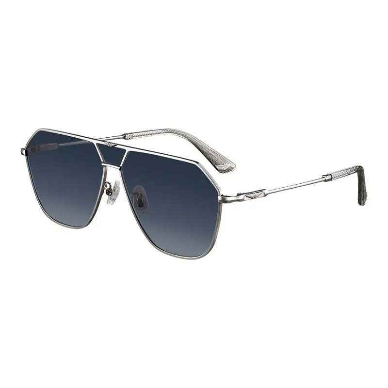 Police Alloy Aviator Nylon Sunglasses Men's-3