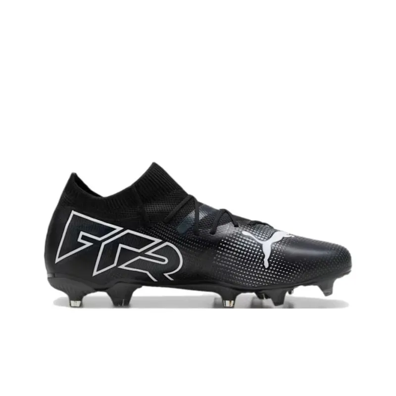 PUMA FUTURE 7 MATCH Anti Slip Wear Resistant Soccer Shoes Men's Black-1