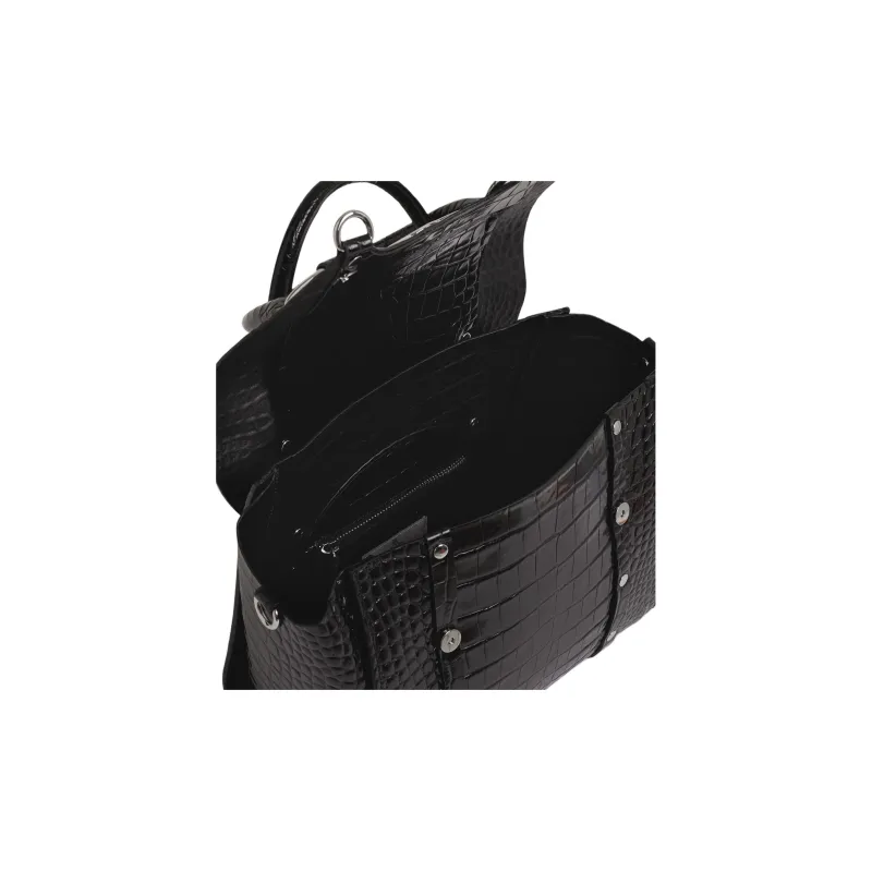 Vivienne Westwood BETTY Leather Handbag Medium Size Women's Black-4