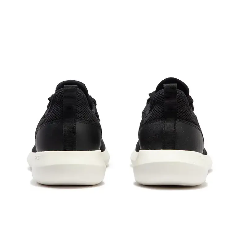 361° Breathable Lightweight Low Top Casual Running Shoes Men's Black White-3