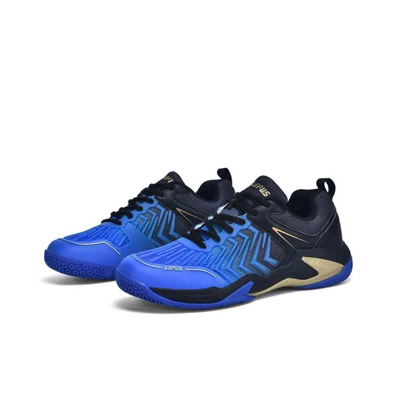 LEFUS Cushioned Slip-Resistant Abrasion-Resistant Breathable Low-Top Badminton Shoes Unisex-35