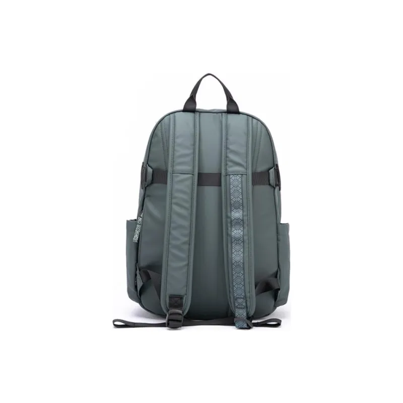 INUK Polyester Backpack Regular Unisex Yellow/Milk Tea Beige/Green/Pink-4