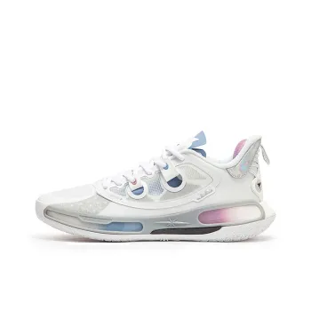361° Super Nova 2.0 PRO Basketball Shoes Men Low Top 361 Degrees White/Dream Purple