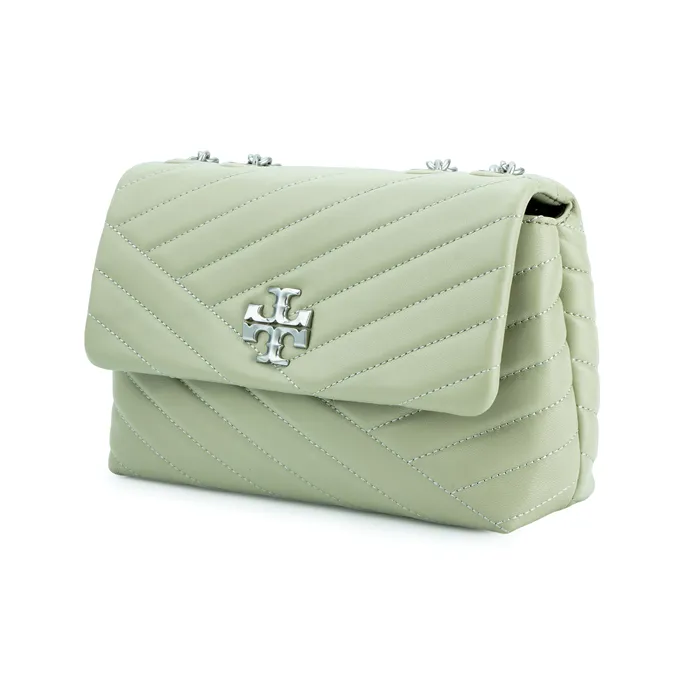 TORY BURCH Kira Sheepskin Chain Bag, Shoulder Bag, Crossbody Bag Medium Size Women's Green-1